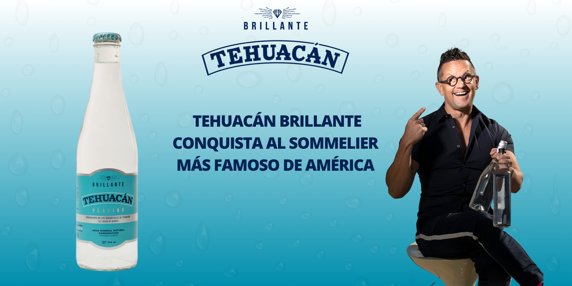 Martin Riese elogia a Tehuacán Brillante: el sommelier de agua más famoso de América